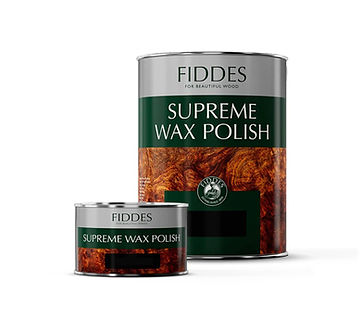 Fiddes Supreme Wax Polish: cans of wood finish