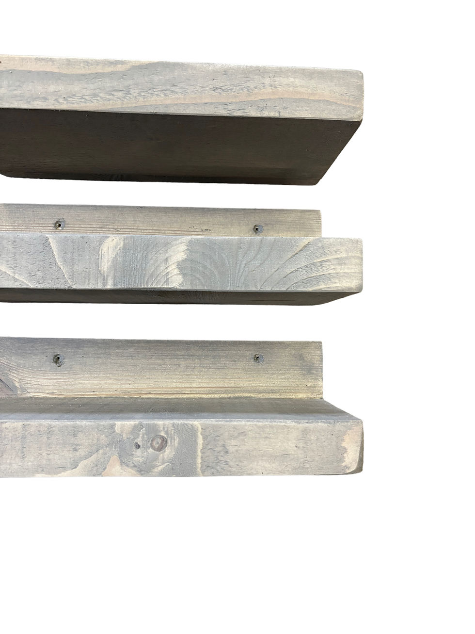 grey shelves