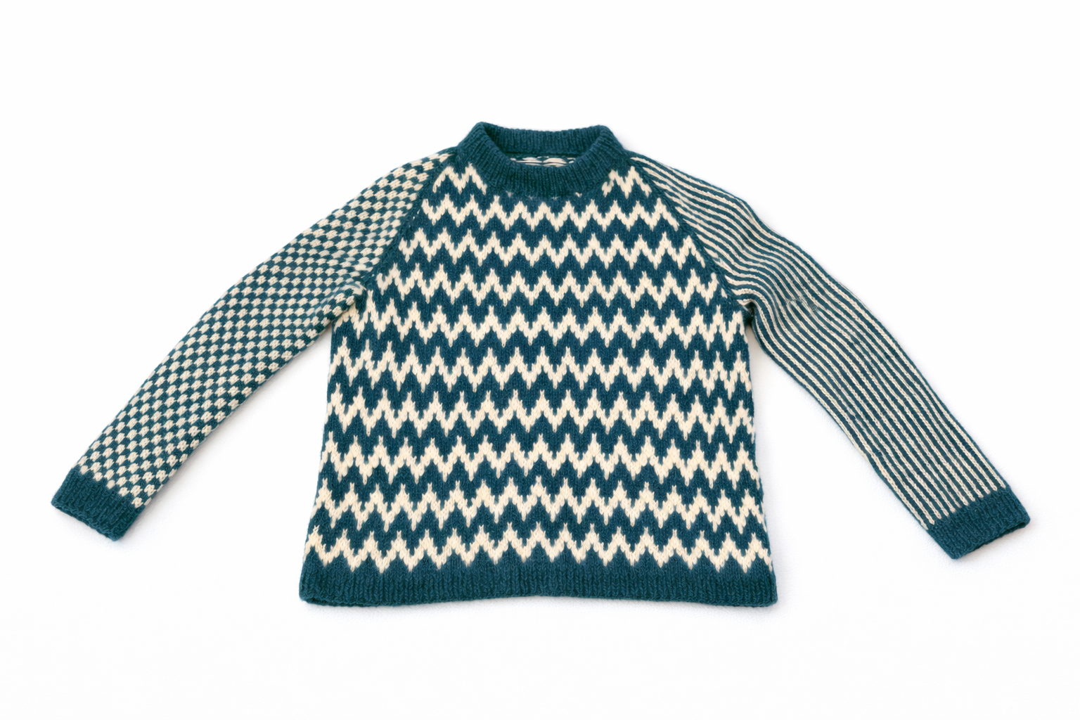 Handknitted wool sweater