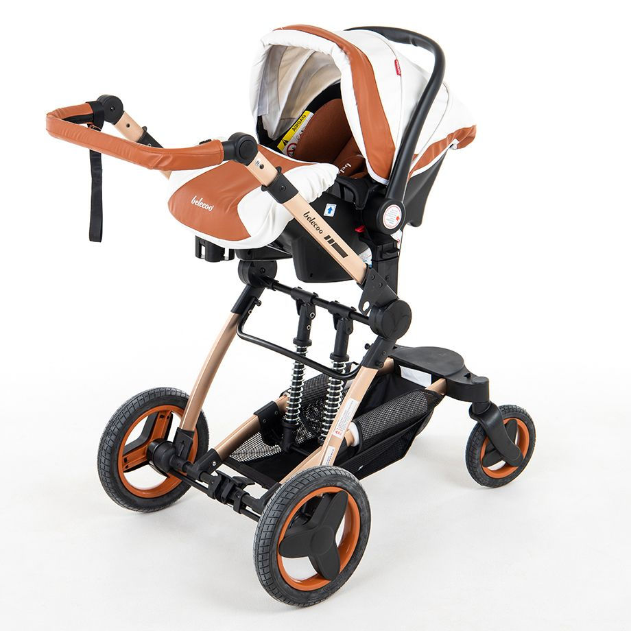 Thumbnail: Belecoo Infant Basket Car Seat With Adapter