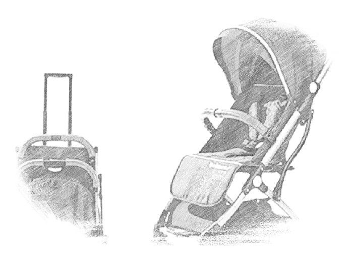 Thumbnail: BabyTime FlyO Travel Stroller - The Best Cabin Stroller
