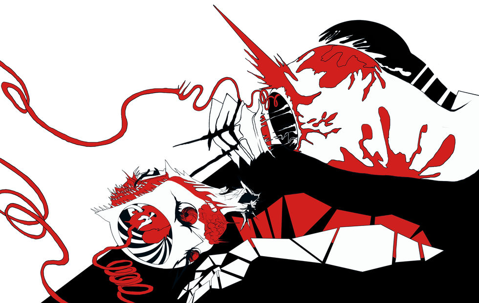 digital illustration, digital art, line art, digital drawing