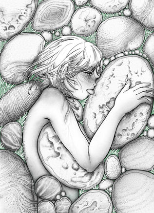 illlustrations, manga, b&w, procreate, handdraw, original, original art, digital art, artbykaiizhou