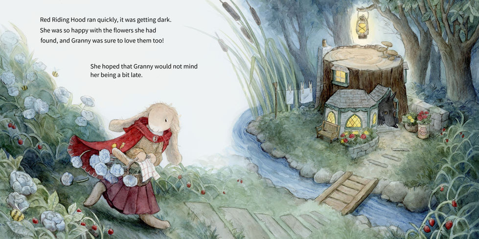 Red Riding Hood Book Spread