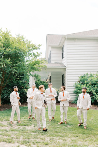 16. Groomsmen wedding portraits near Richmond Virginia wedding venue