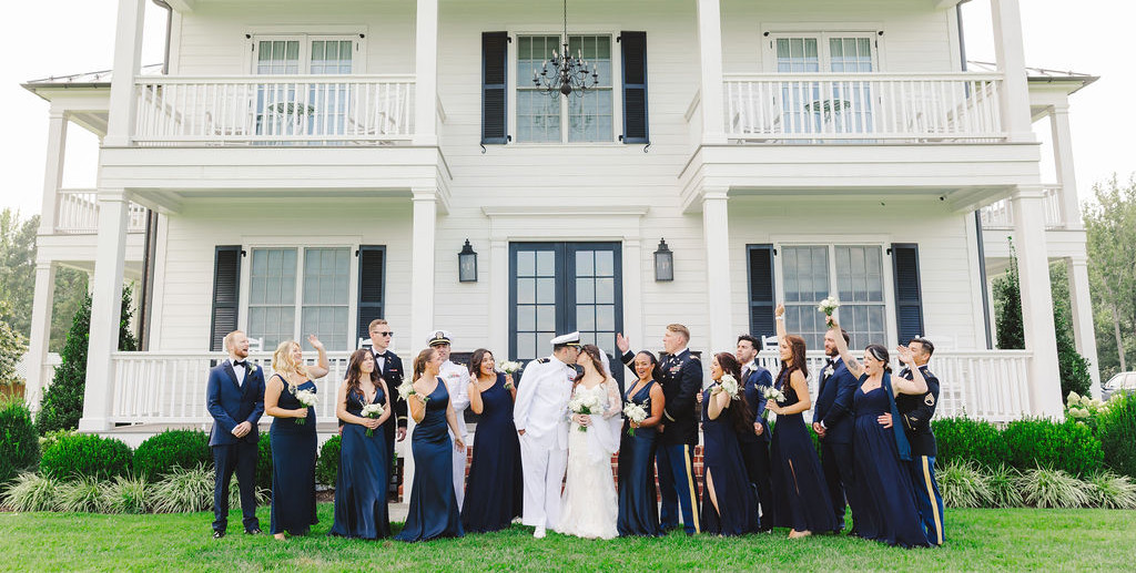 wedding at a estate in virginia