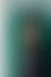 7. Senior smiling in cap and gown in front of green door