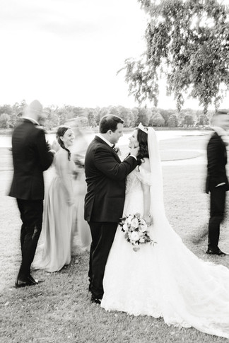 8️⃣ Groom and bride sharing a joyful laugh with bridal party — Richmond wedding photographer candid moment.