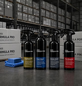 Wings Formula Pro car detailing product lineup for exterior cleaning and protection