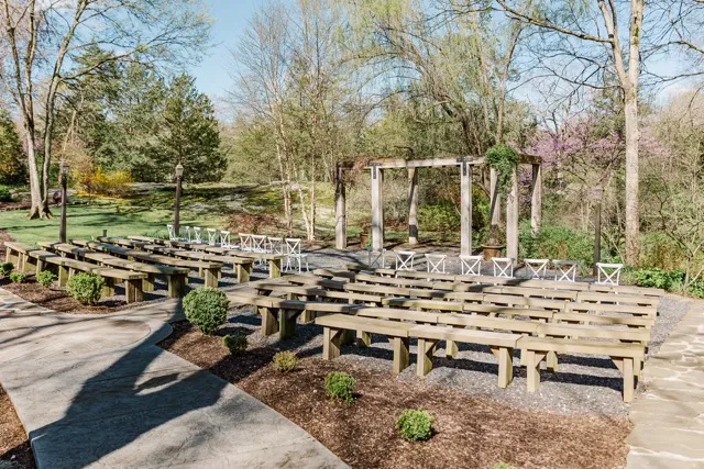 ceremony space at the mill at fine creek a wedding venue in richmond va