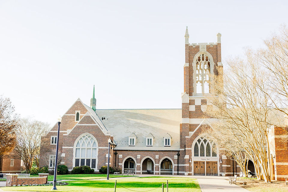 1️⃣ University of Richmond chapel fall engagement session