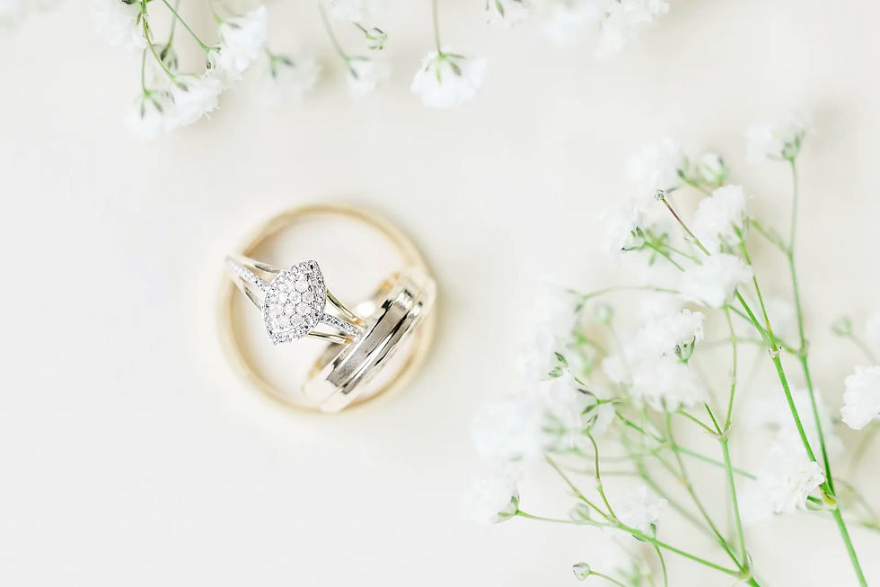 Wedding ring detail shot at a classic Charlottesville, Virginia wedding