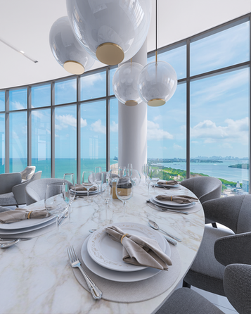 Renderização realista 3D, living, imagem 3d lançamento imobiliário