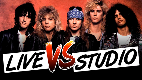 Guns N' Roses: Ao Vivo Vs. Estúdio