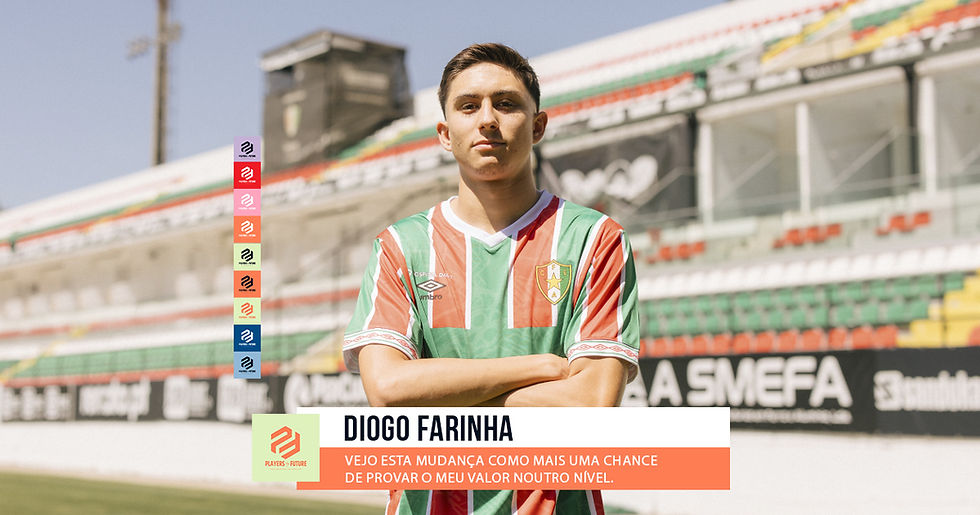 Diogo Farinha no Estádio José Gomes