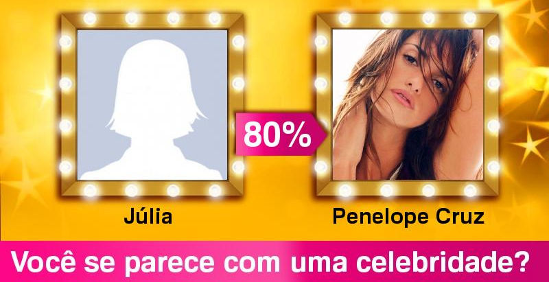 Quer descobrir com que celebridade se parece? Saiba os riscos que corre
