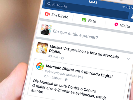 Facebook muda relevância dos posts e de vídeos no Feed de Notícias
