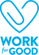 Icon representing Work for Good, which is a charity initiative that we support by selling our products.