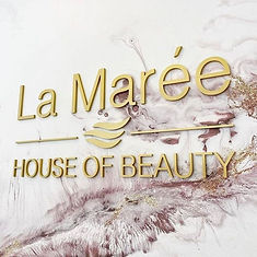 Golden Acrylic Wall Sign