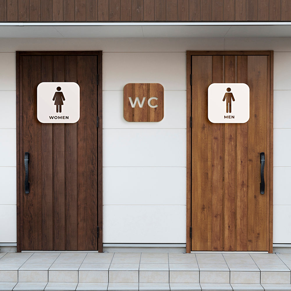 Restroom Modular Signage
