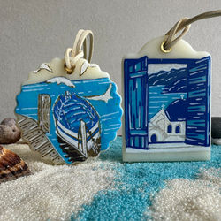 Greek handmade scented candles for home gift items