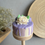 Thumbnail: Σαπούνι Τούρτα μεγάλη, σχέδιο Spring Soap Cake μωβ με λουλούδι by Kaimemellei