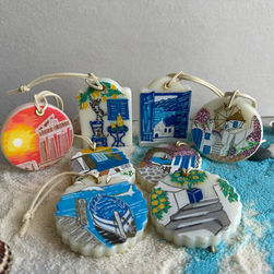 greek handmade scented candles for gifts