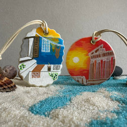 Greek handmade scented candles for home gift items