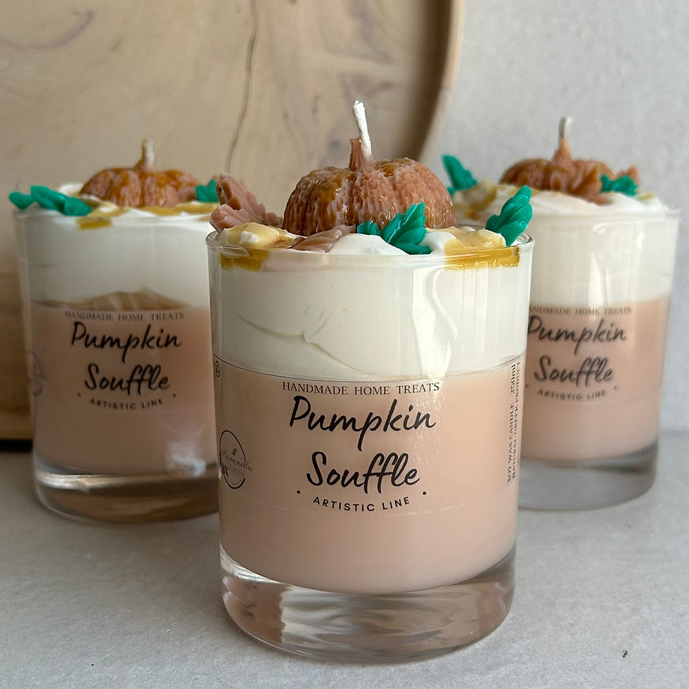 Μικρογραφία: κερι αρωματικο 250ml / dessert candle Pumpkin Souffle