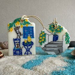 Greek handmade scented candles for home gift items