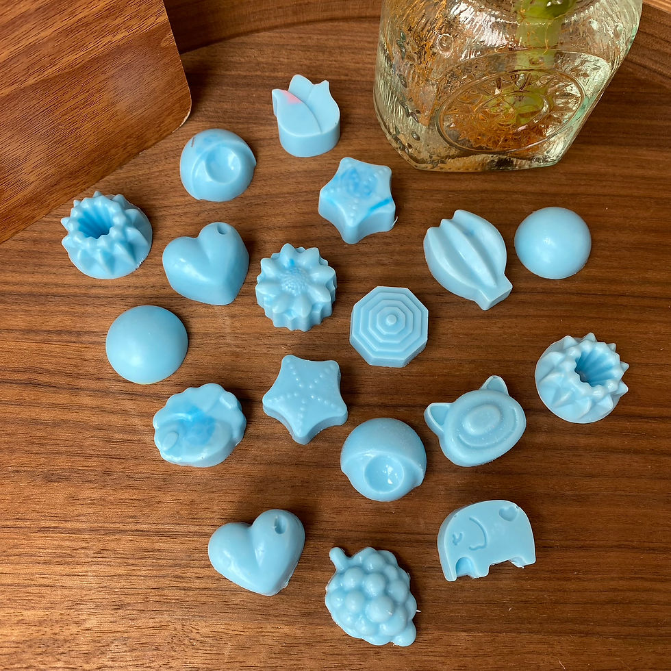 Thumbnail: Mini Soaps Kaimemellei, αρωματικά σαπουνάκια σετ των 10 τεμ Baby Blue
