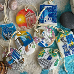 Greek handmade scented candles for home gift items
