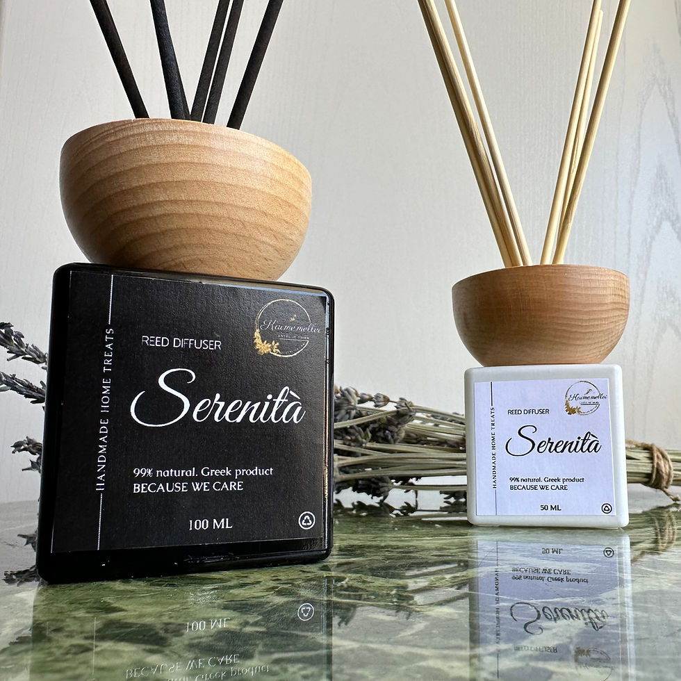 Μικρογραφία: αρωματικο χωρου με στικ (reed diffuser) σε δύο χρώματα