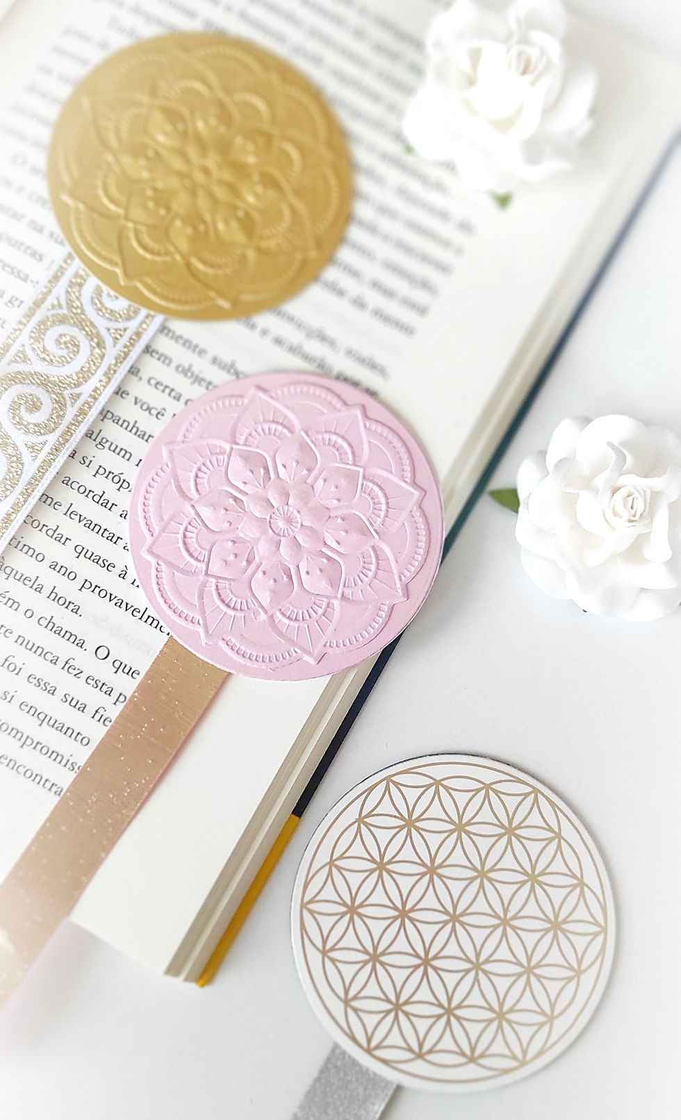 Miniatura: Flor da Vida - Conj. 3 Marcadores de Livro