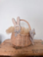 Miniature : Le Petit Panier en Osier Personnalisé – Élégant & Intemporel