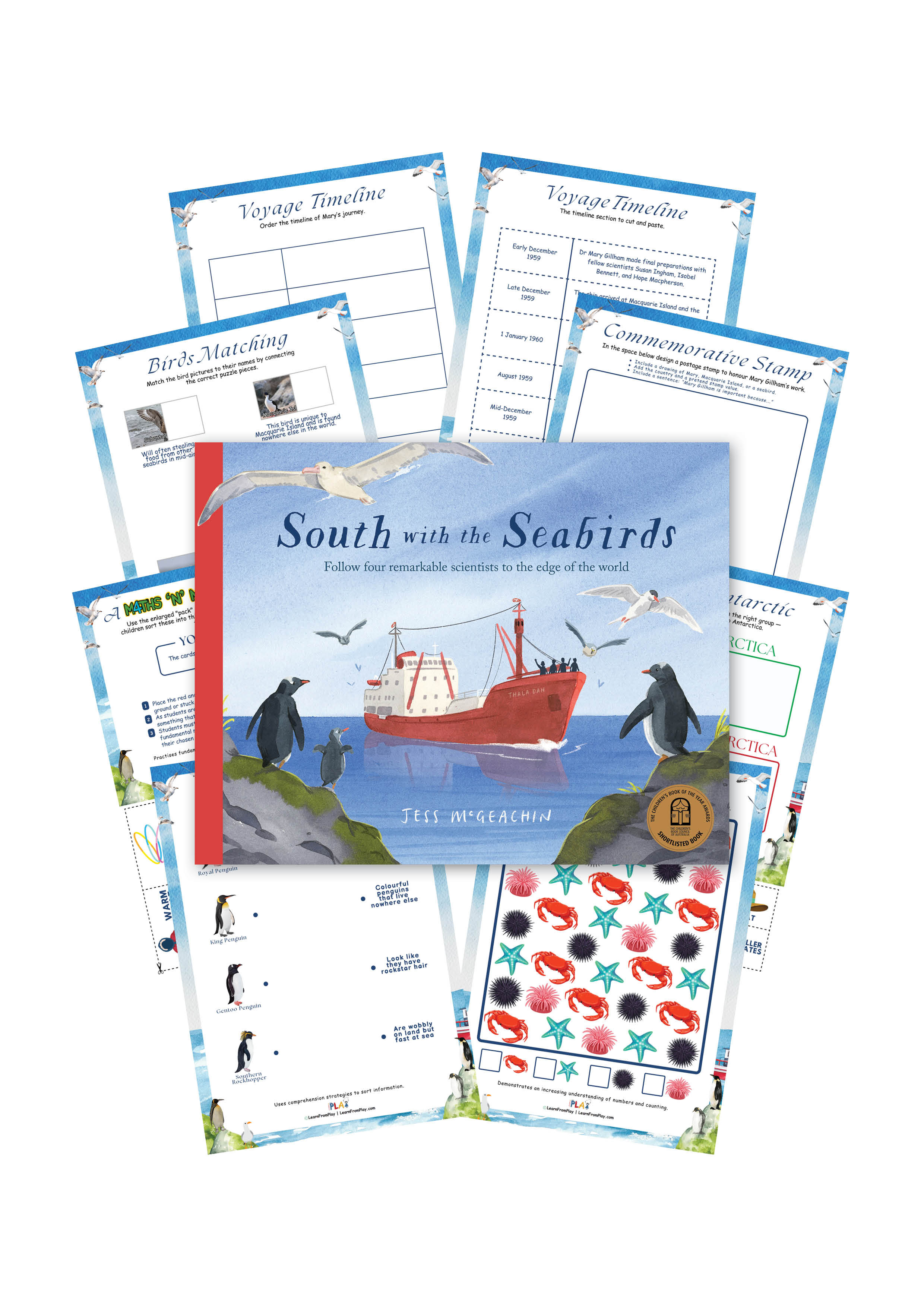 South With The Seabirds Book Activities | Learn From Play 2026