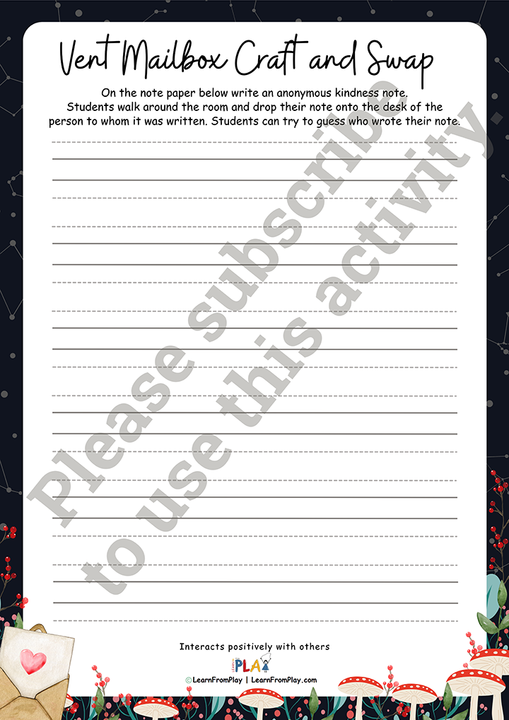 The Letter Writer - Vent Mailbox And Swap