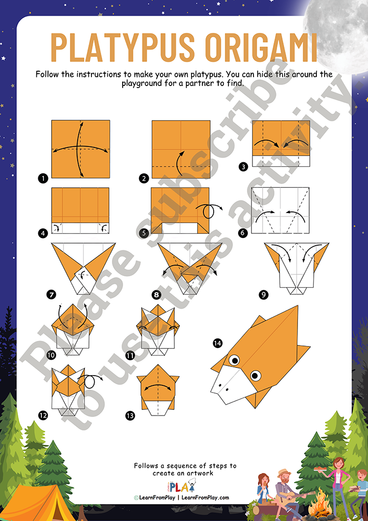 An Amazing Australian Camping Trip - Platypus Origami
