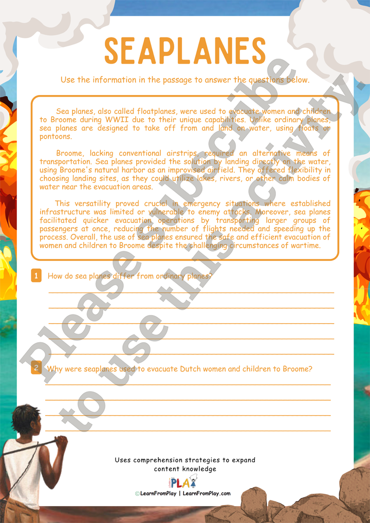 Charlie’s Swim - Sea Planes