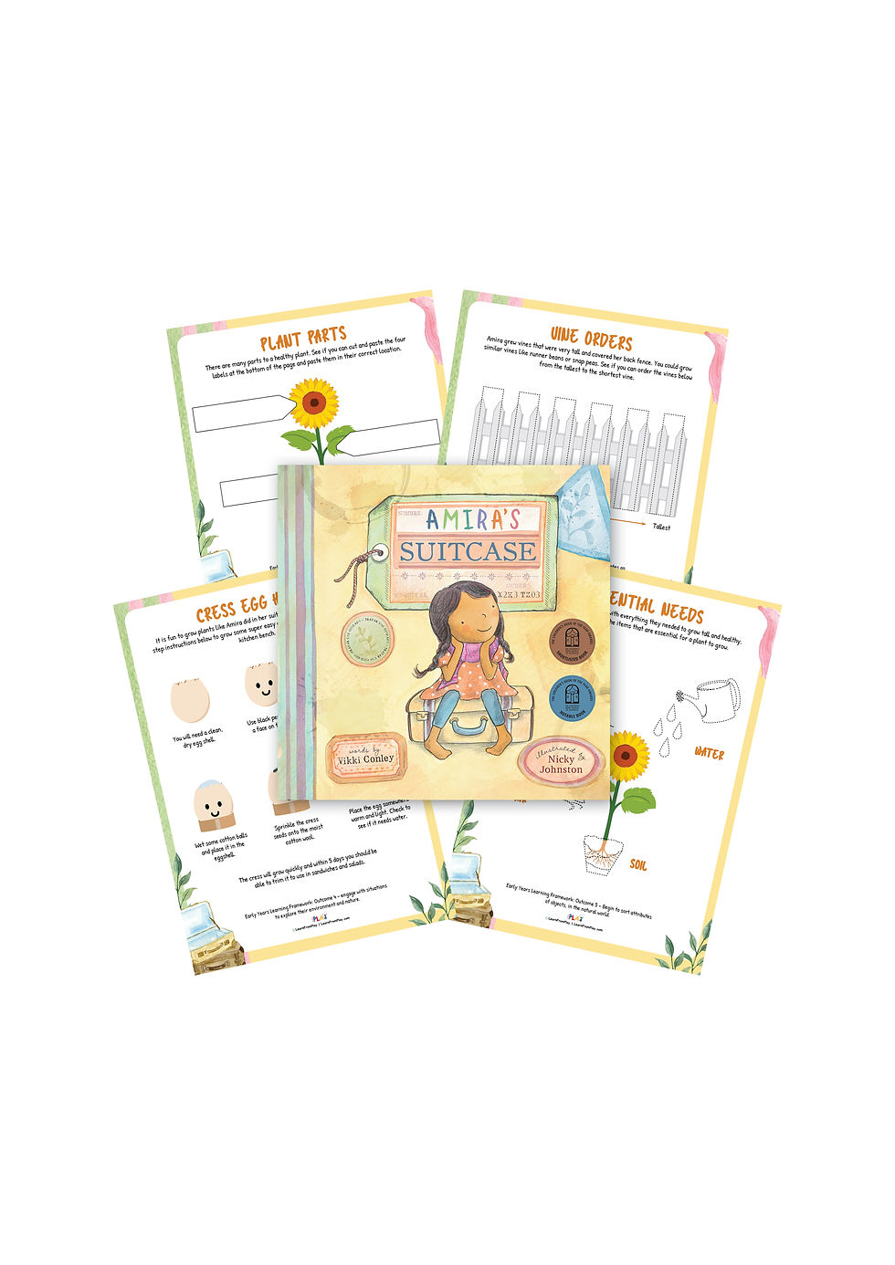 Amira's Suitcase Book Activities