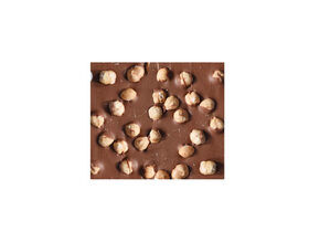 Llosetes de xocolata amb llet i avellanes