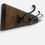 Thumbnail: Jacobean Dark Oak Coat Rack - Choose from No. and range of Hook Styles