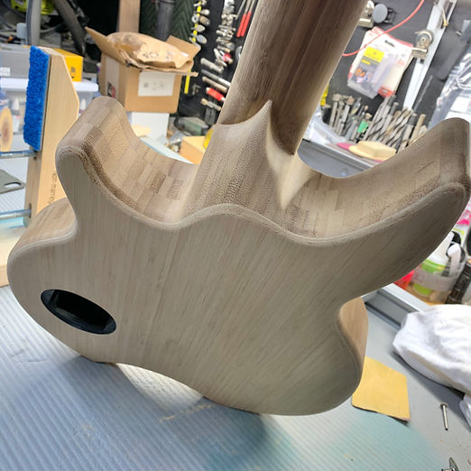 Bamboo Electric guitar