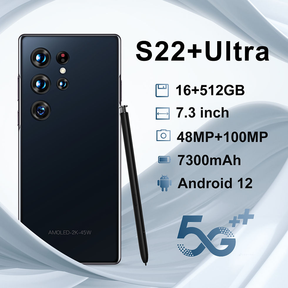 Thumbnail: Ladybug 7.3 Inch Smart Phone 512GB Android 4g 5g Lte Mobile Phones