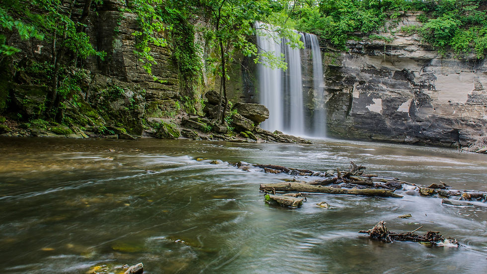 waterfall in Minnesota