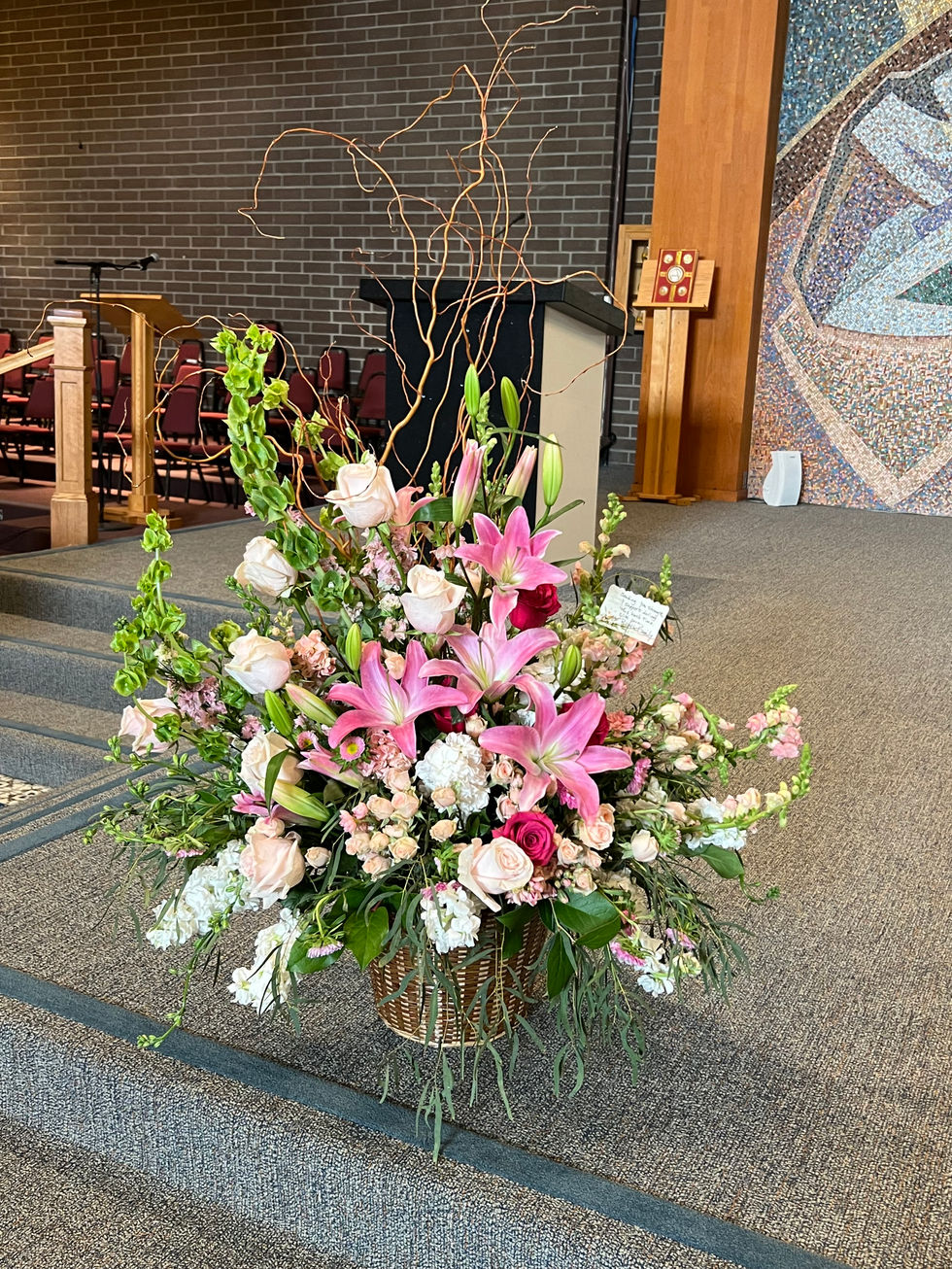 Funeral Arrangement in a chapel