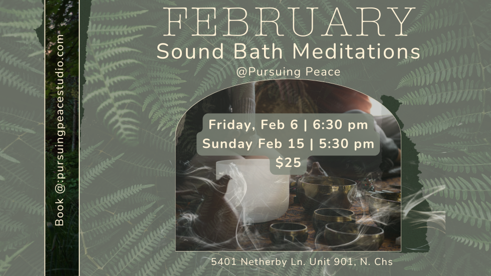 Candlelight Sound Bath Meditation- Sunday 2/15/26