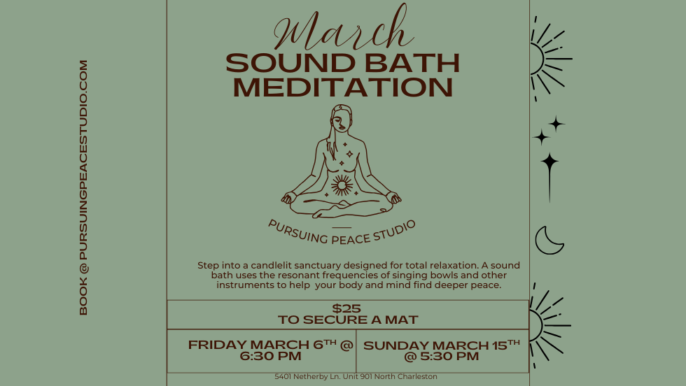 Candlelight Sound Bath Meditation- Sunday 3/15/26