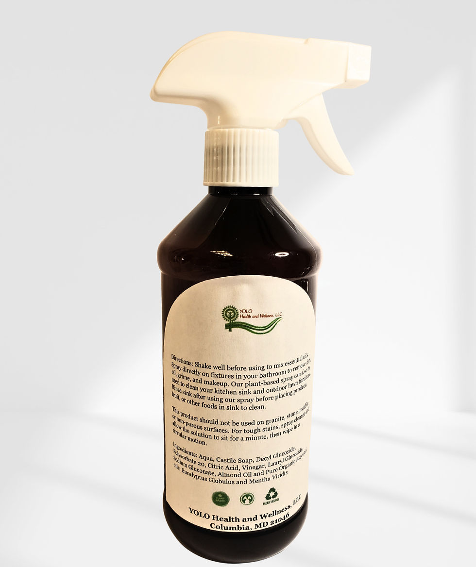 Thumbnail: <title> Eucalyptus Mint Plant-Based Multi-Purpose Kitchen and Bathroom Cleaner Label </title>