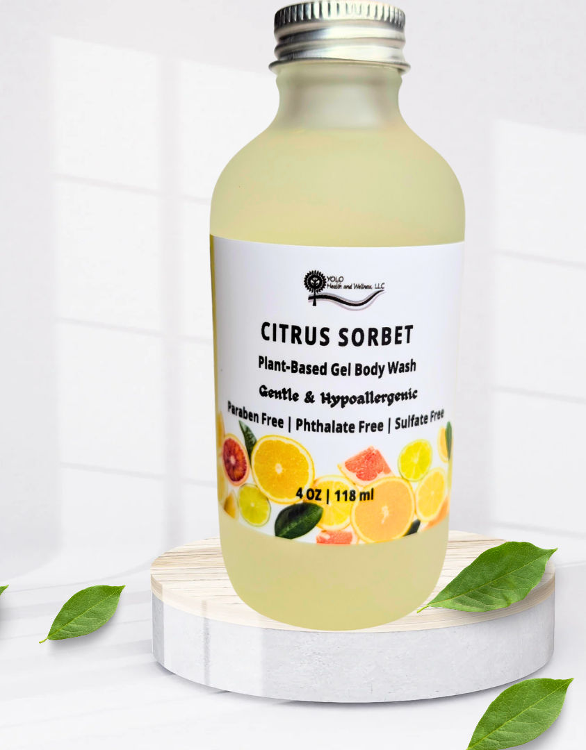 YOLO Health and Wellness Citrus Sorbet Gel Body Wash